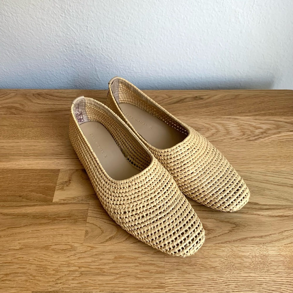 Zara Womens Bohemian loafers